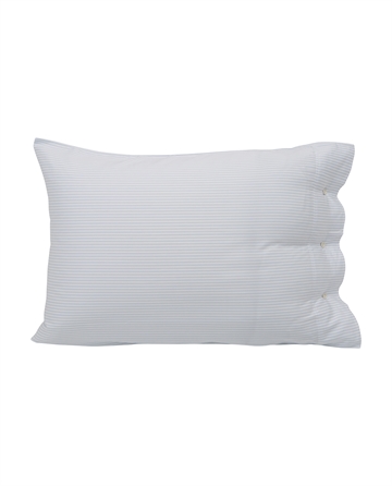 Lexington Hotel Tencel Stripe White/Blue Pillowcase